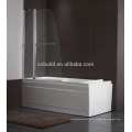 K-539 écran de douche de baignoire simple moderne en acier inoxydable 304 avec certificat CE